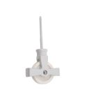 Perry White Single Screw Pulley - 44mm