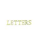 Pin Fix Letter C Polished Brass 2" (50mm)