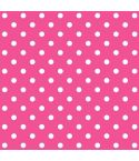 Pink / White Polka Dot Self Adhesive Contact 1m x 45cm