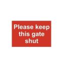 Please Shut The Gate (