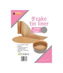 Planit Make & Bake Cake Tin Liner 9 inch
