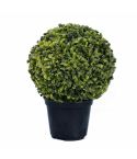Artificial Green Hedge Plant In Pot - 28cm