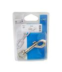 Chapuis Nickel Plated Zamak Pump Snap Hook With Swivel - 75mm