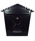Postplus Classic Post Box - Black Gloss 
