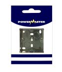 Powermaster 1 Gang 35mm Flush Metal Box