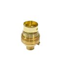 Powermaster Brass Unswitched Lampholder 1/2''