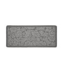 My Mat Stain Resistant Silver Floral Indoor Mat - 67cm X 150cm