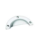 Satin Chrome Drawer Pull - 4" X 1 3/4"