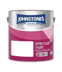 Johnstones One Coat Matt Paint - Pure Brilliant White 2.5L