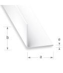 PVC Equal Corner Profile - 60mm x 60mm x 2mm x 2m