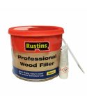 Rustins Professional Base & Hardener Wood Filler - 500g Natural