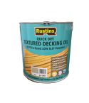 Rustins 2.5l Textured Decking Oil Clear