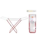 Clothes Rack 18m red / white metal