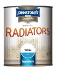 Johnstone's Radiator Paint 250ml - White Satin
