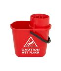 Dosco Hygiene Colour Coded Mop Bucket - Red