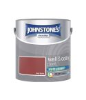 Johnstones Wall & Ceiling Soft Sheen Paint - Red Spice 2.5L 