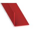 Red PVC Equal Corner Profile - 20mm X 20mm X 2m