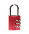 Abus 145/30 30mm Red Combination Padlock 