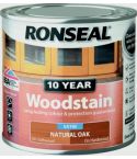 Ronseal 10 Year Woodstain Satin 250ml - Natural Oak