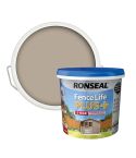 Ronseal Fence Life Plus Warm Stone Matt Exterior Wood paint 5L