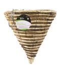 Green Blade Rope Cone Hanging Basket 12"