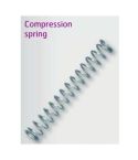 Galvanised Compression Springs Pack of 6 (.8mm x 6.0mm x 60mm)
