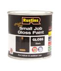 Rustins Quick Dry Small Job Gloss Paint - Black 250ml
