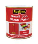 Rustins Quick Dry Small Job Gloss Paint - Poppy 250ml