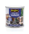Rustins Quick Drying Polyurethane Varnish Satin Dark Oak 250ml