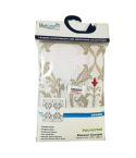 Blue Canyon Red Damask Polyester Shower Curtain - 180 x 180cm