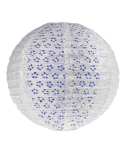 Lacy Paper Lamp shade - 30cm (12") - Blueberry