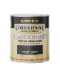Rust-Oleum Universal Darkest Green Satin All-Surface Paint - 750ml