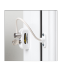 Jackloc Window Restrictor Child Lock - White L21666