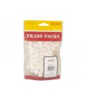 Centurion 100pc White Hinged Screw Covers