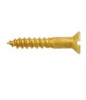  Slotted Screws - Brass 5/8" X 4 - Box of 200
