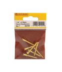 Centurion 1 ¼" X 6 Slotted Countersunk Brass Woodscrews - Pack Of 7