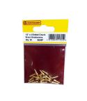 Centurion 1/2" x 4 Slotted Brass Countersunk Woodscrews - Pack of 20