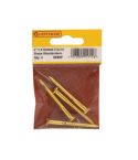 Centurion 2" x 8 Slotted Countersunk Brass Woodscrews - Pack Of 4