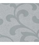 Shiny Silver Spiral Design Self Adhesive Contact 1m x 45cm