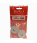 Starpack Bath Plug White 45mm (1.3/4 ) - Pack of 2