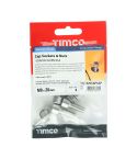 Socket Screws & Hex Nuts - Cap - Stainless Steel M8 x 20 - Pack of 4