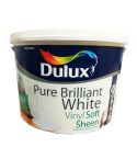 Dulux Vinyl Soft Sheen Paint - Pure Brilliant White 10L