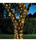 Solar Strings - 100 Warm White LEDs Outdoor Lights