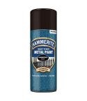Hammerite Direct To Rust Metal Spray Paint - Hammered Black 400ml