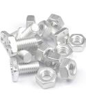 Square Head Nut & Bolts M6 x 11mm - Pack of 20