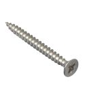 Countersunk Stainless Steel Pozi Screws - 5.0 x 50mm x 200