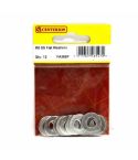 M8 Stainless Steel Flat Washers (Pack of 12)