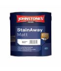 Johnstones Trade Stain Away Matt Paint - Brilliant White 2.5L