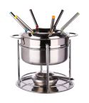 Stainless steel fondue set for 6 people