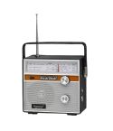 Steepletone Heartbeat Retro Portable Radio FM - Black 